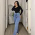 jeans azul leska beauty wide leg