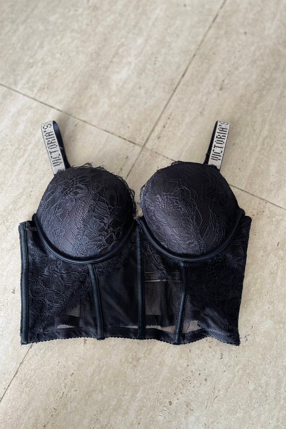 Corset Sostén Encaje VS réplica 38c